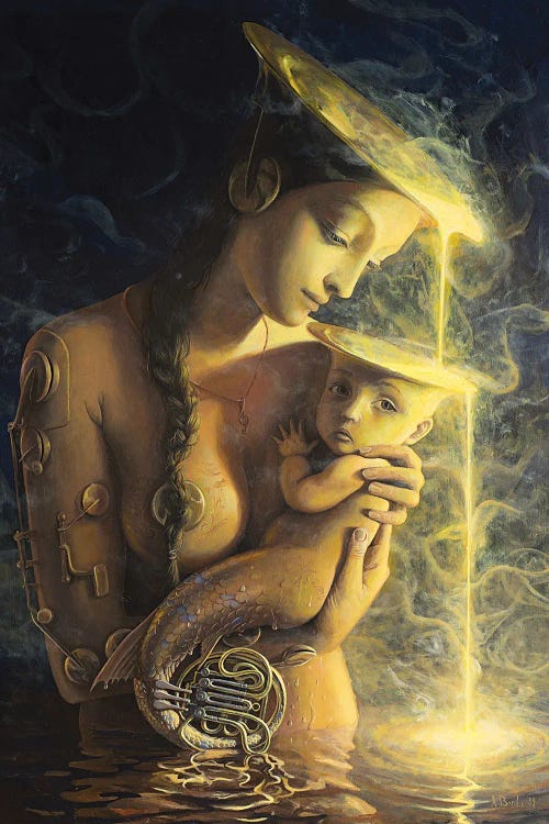 The Fountain II by Adrian Borda wall art