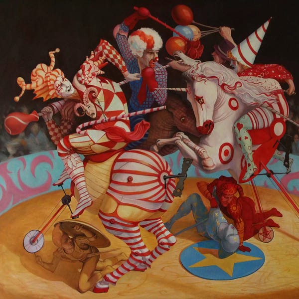 Evil Clowns: Cirque du Soleil by Adrian Borda