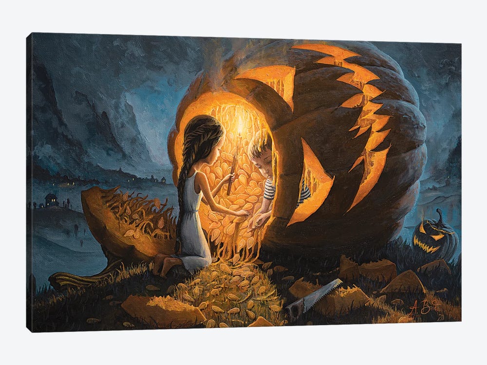 The Night We Scared All The Demons by Adrian Borda 1-piece Canvas Art