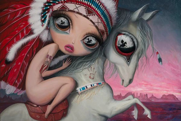 Pop Surrealism & Lowbrow: Follow Me by Adrian Borda