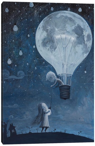 He Gave Me The Brightest Star Canvas Art Print - Dreamer