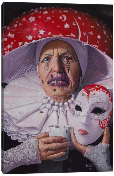 I Need No Name, No Mask Now Canvas Art Print - Adrian Borda