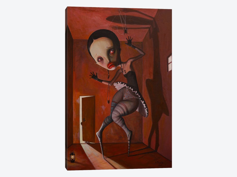 I'm Just A Puppet Of My Fears by Adrian Borda 1-piece Canvas Print