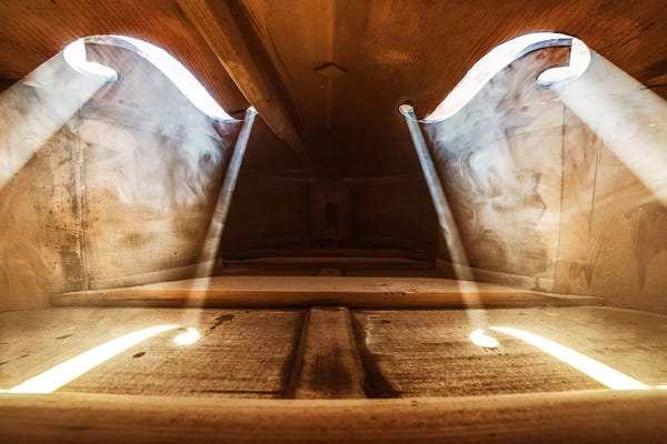 Interiors: Inside Violin II by Adrian Borda