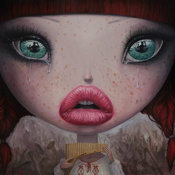 Pop Surrealism & Lowbrow: Intensity by Adrian Borda