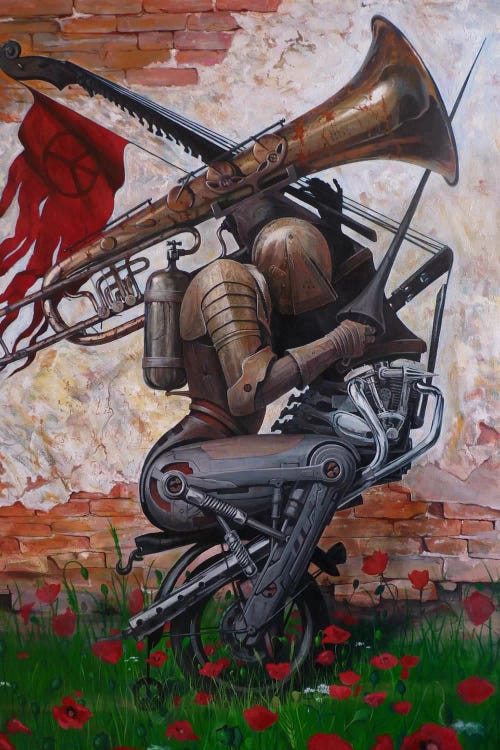 A Song Instead Of A Kiss by Adrian Borda wall art