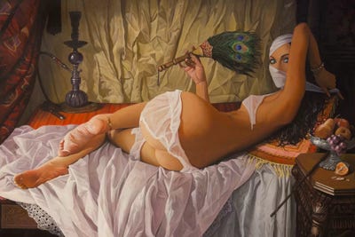 Odalisque by Adrian Borda art print