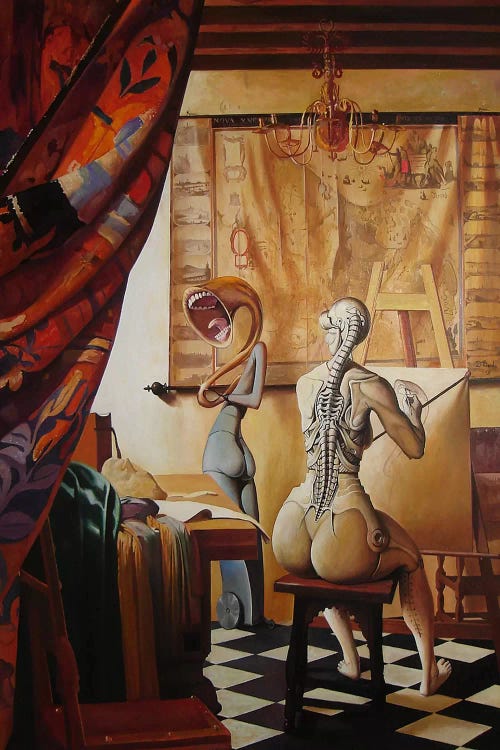 Allegory Of Painting by Adrian Borda wall art