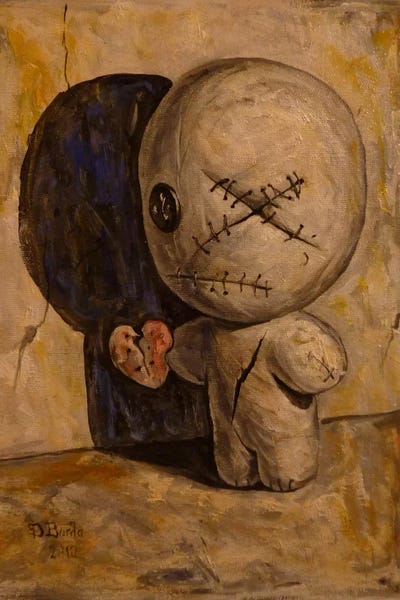 Pop Surrealism & Lowbrow: The Shadow Is My Only Friend by Adrian Borda