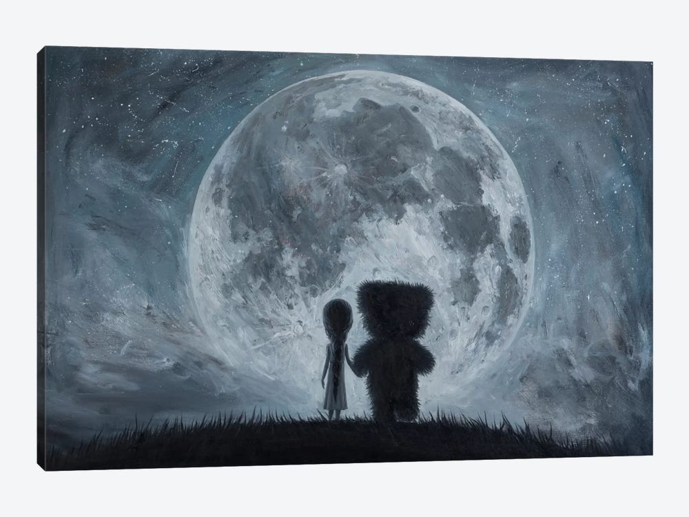 Take Me To The Moon by Adrian Borda 1-piece Canvas Print