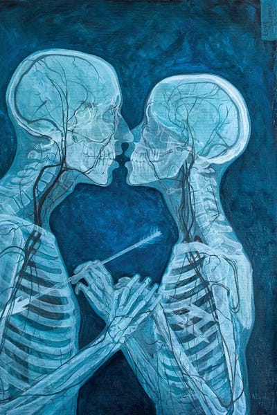 Love Slowly Kills VI by Adrian Borda framed wall art