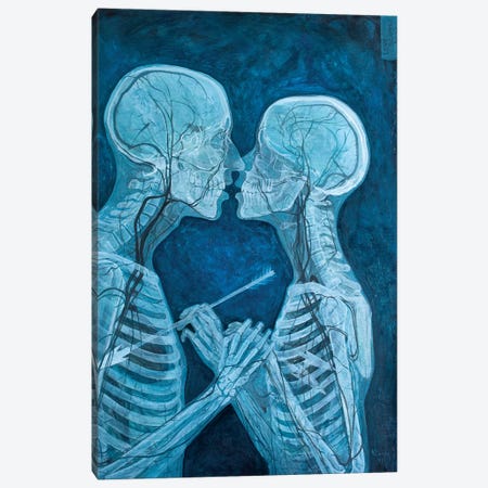 Love Slowly Kills VI Canvas Print #BOR78} by Adrian Borda Canvas Artwork