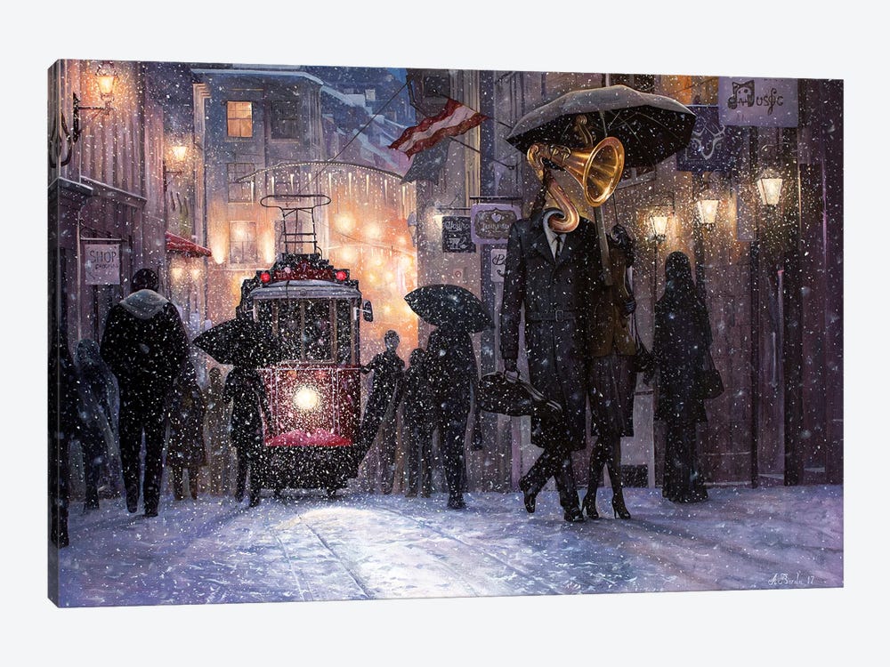 Return From The Concert by Adrian Borda 1-piece Canvas Art Print