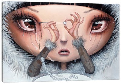 Sadness Is My Single Fortune Canvas Art Print - Adrian Borda