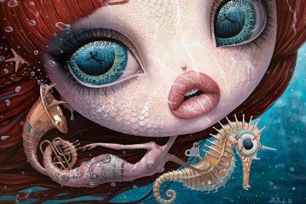 Pop Surrealism & Lowbrow: The Song Of The Sea by Adrian Borda