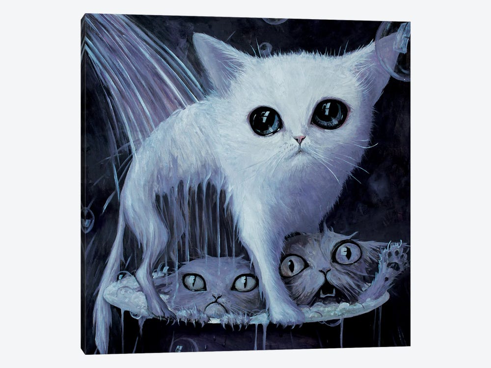 A LOLcat's Hell by Adrian Borda 1-piece Canvas Wall Art