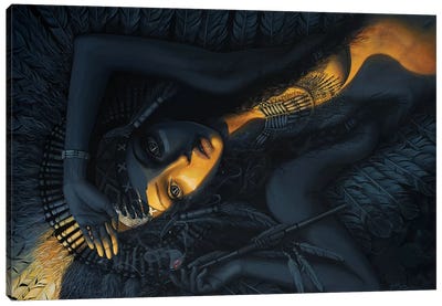 The Serpent Light Canvas Art Print - Adrian Borda