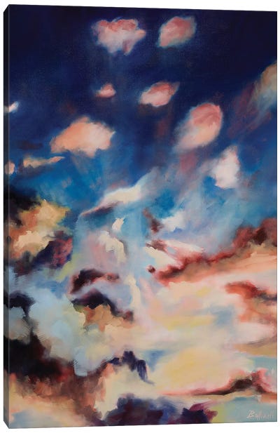 Colored Skies I Canvas Art Print - Similar to Georgia O'Keeffe
