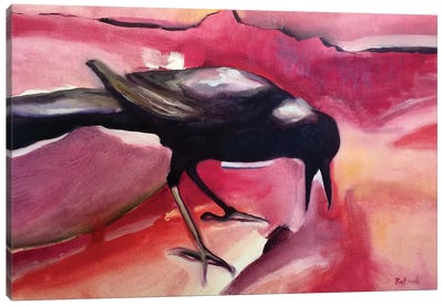 CrowI Canvas Art Print - Crow Art