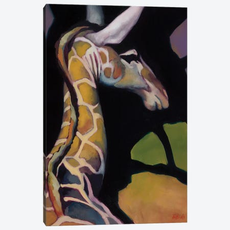 Portrait Of A Giraffe Canvas Print #BOT32} by Sandra Bottinelli Canvas Wall Art