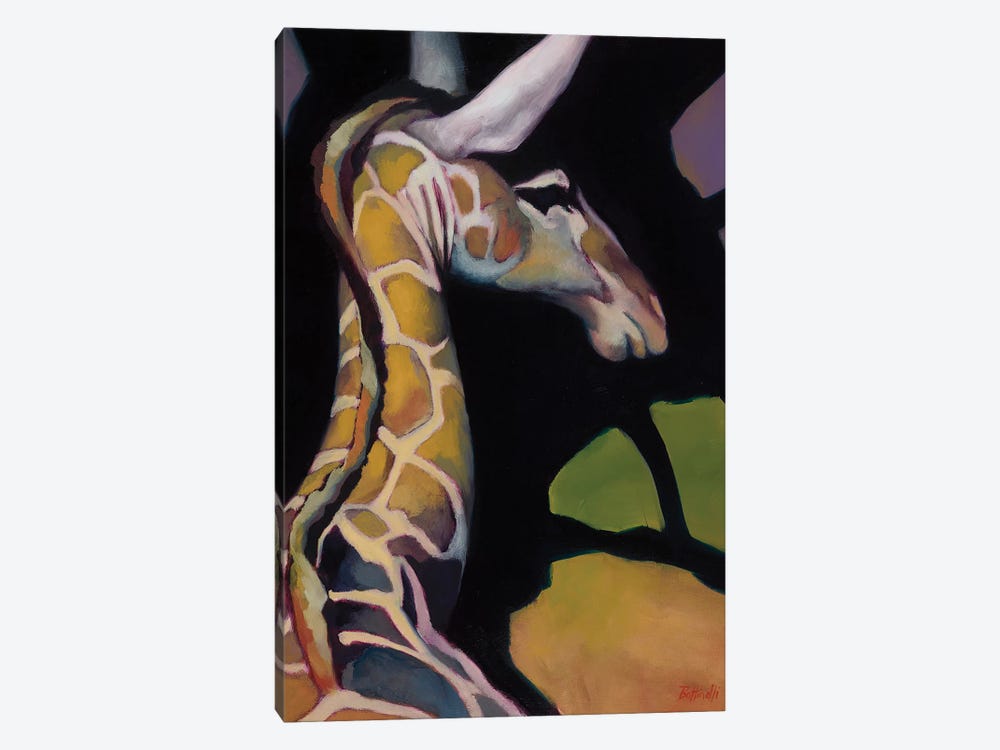 Portrait Of A Giraffe by Sandra Bottinelli 1-piece Canvas Art