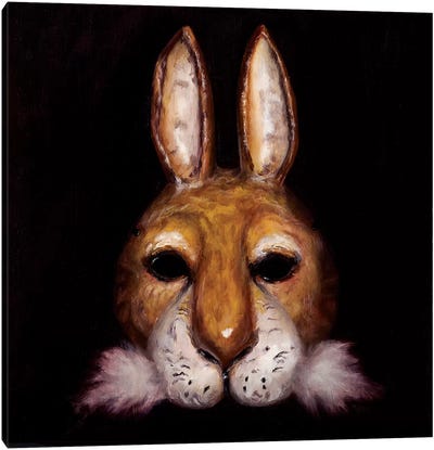 Hare Mask Canvas Art Print - Sandra Bottinelli