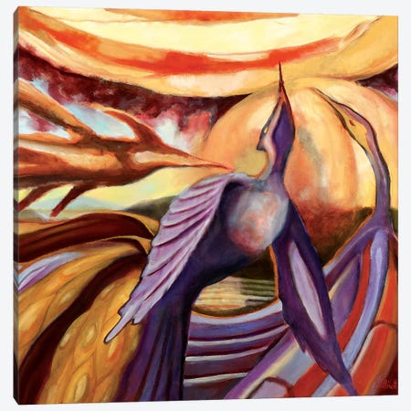 Stages Of A Phoenix Canvas Print #BOT72} by Sandra Bottinelli Canvas Art