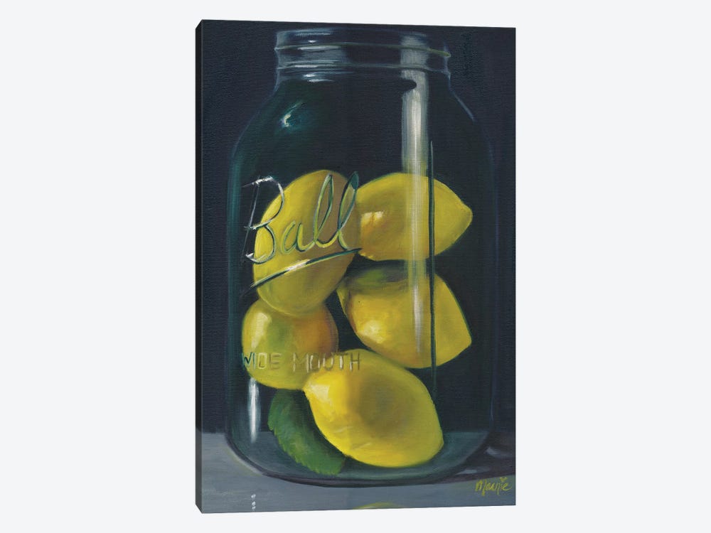 Lemons by Marnie Bourque 1-piece Canvas Print