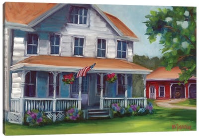 Porch Days Canvas Art Print - Marnie Bourque