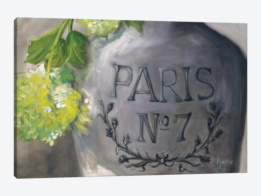 Vase Paris by Marnie Bourque 1-piece Canvas Art Print