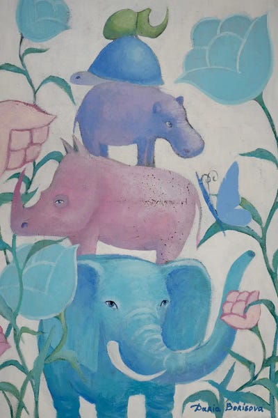 Folksy Fauna: Keep Balance by Daria Borisova