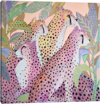 Awareness Canvas Art Print - Cheetah Art