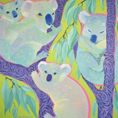 Open Heart by Daria Borisova multi panel art