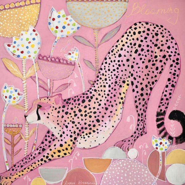 Folksy Fauna: Blooming by Daria Borisova