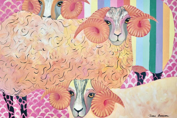 Folksy Fauna: Bubblegum by Daria Borisova