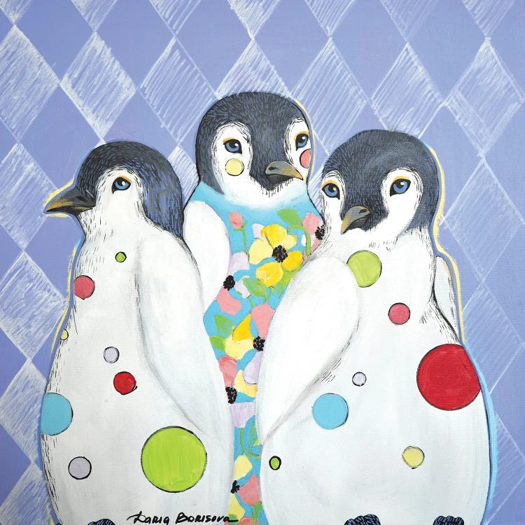 Friends by Daria Borisova wall art