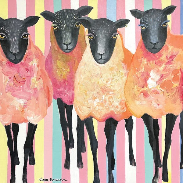 Sheep: Girlfriends by Daria Borisova