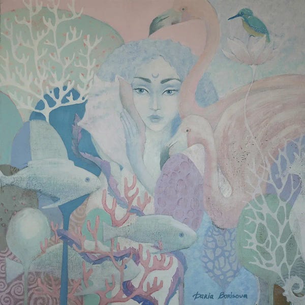 Flamingos: Serenity by Daria Borisova