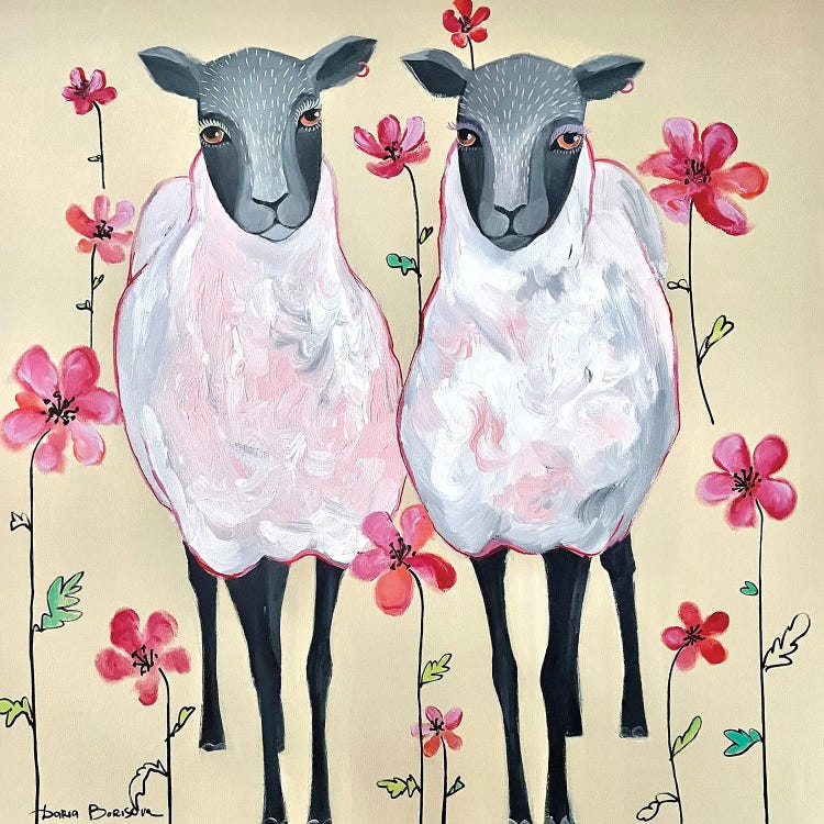 Glossy Girls by Daria Borisova wall art