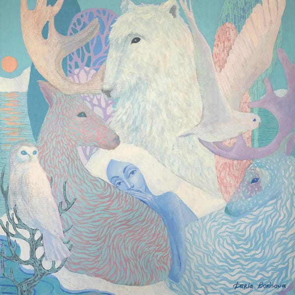 Folksy Fauna: Arctic Family by Daria Borisova