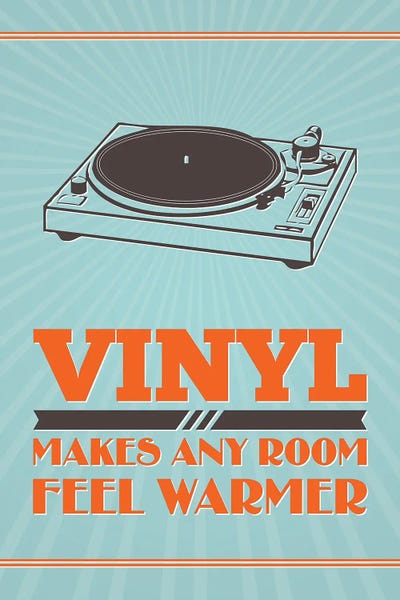 Media Formats: Vinyl Makes Any Room Feel Warmer by Benton Park Prints