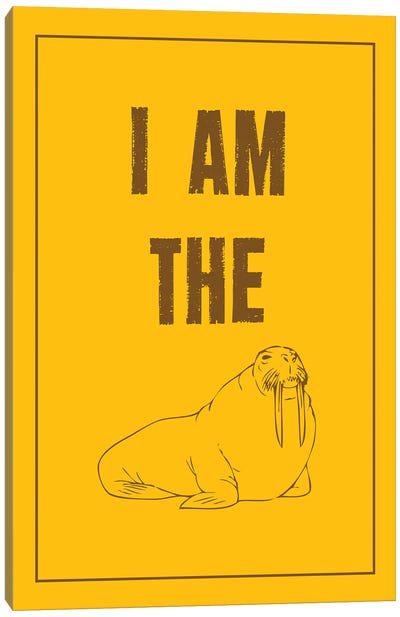I Am The Walrus Canvas Art Print - Walruses