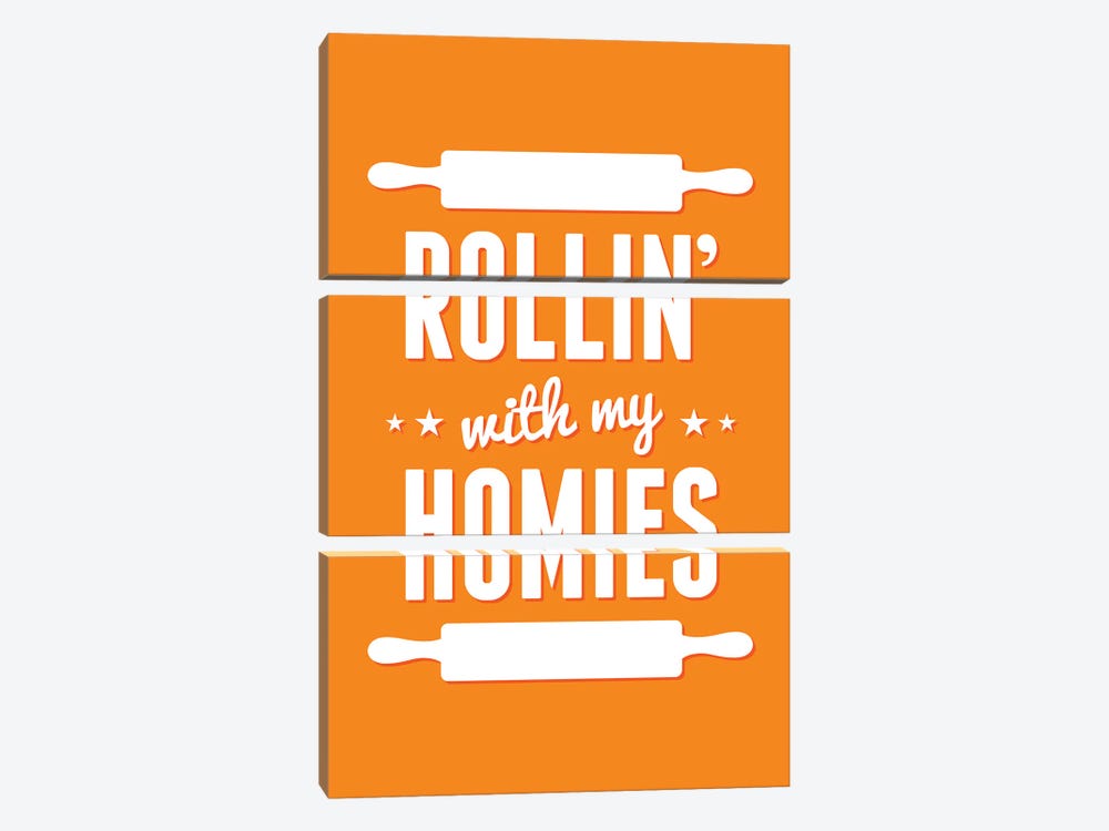Rollin' With My Homies by Benton Park Prints 3-piece Canvas Wall Art