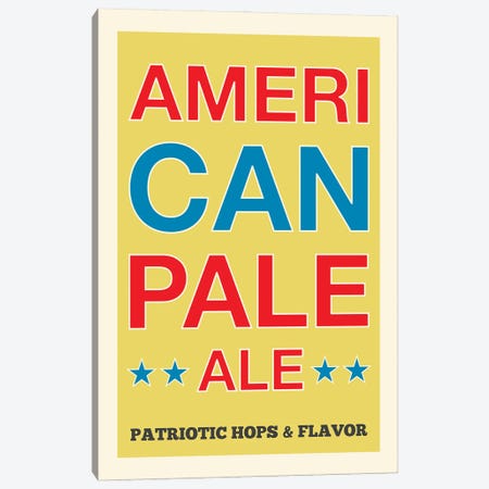 American Pale Ale Canvas Print #BPP123} by Benton Park Prints Canvas Artwork
