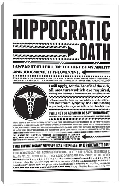 Hippocratic Oath Canvas Art Print