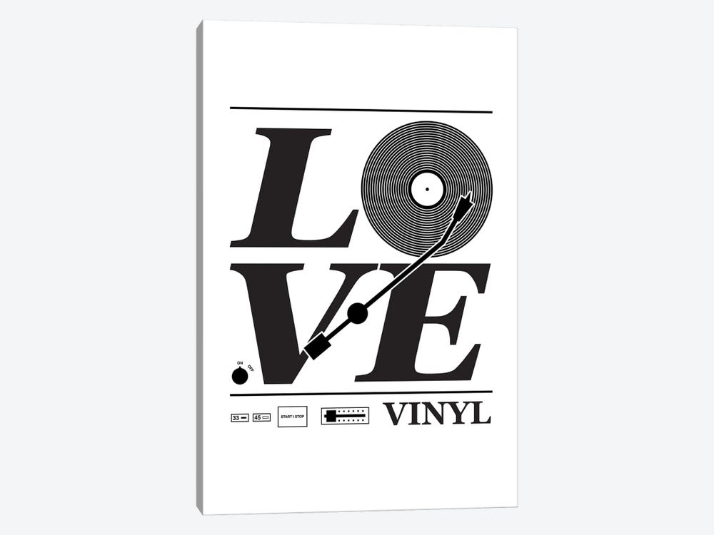 Love Vinyl by Benton Park Prints 1-piece Canvas Art