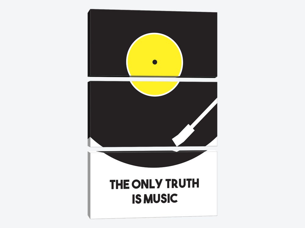The Only Truth Is Music by Benton Park Prints 3-piece Canvas Print