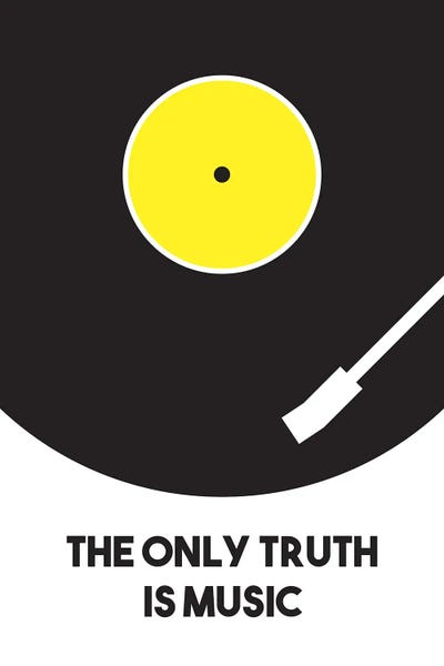 Media Formats: The Only Truth Is Music by Benton Park Prints