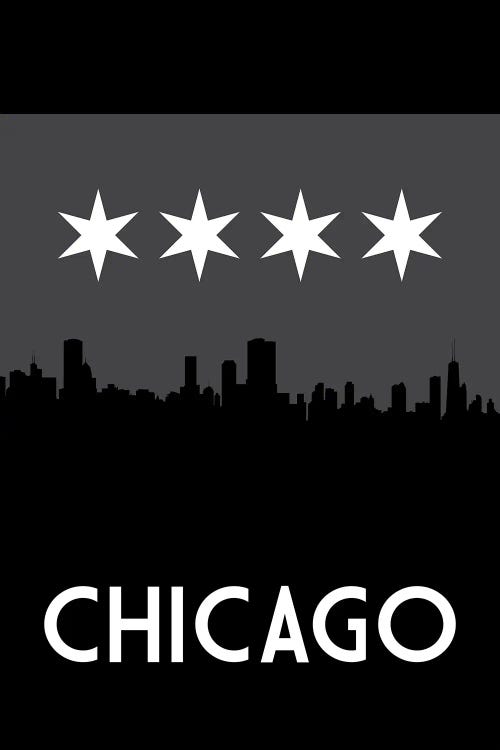 Chicago Skyline At Night