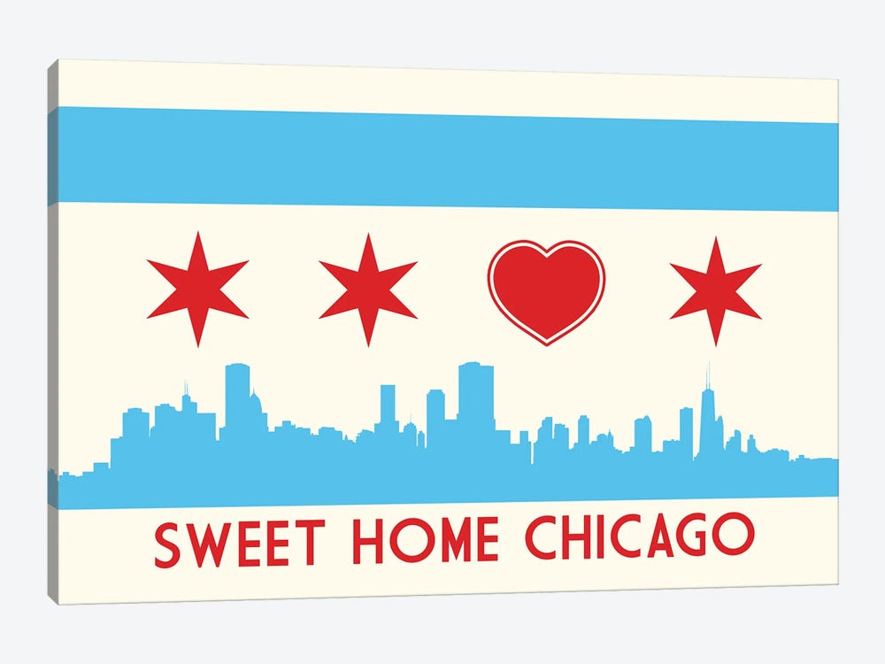 Sweet Home Chicago by Benton Park Prints 1-piece Art Print